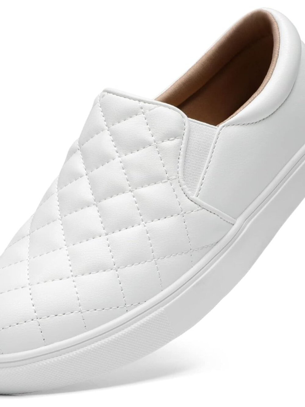 Slip On Shoes for Women Quilted Fashion Sneakers